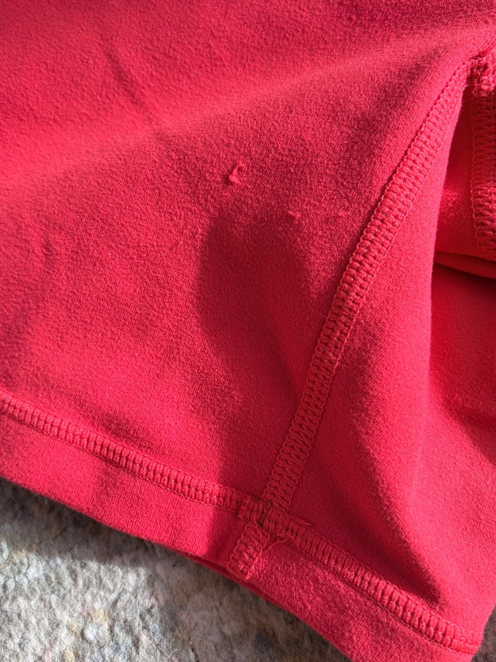 P'tula Pureluxe 6" High-Waist Red Bike Shorts - Picture 4 of 5